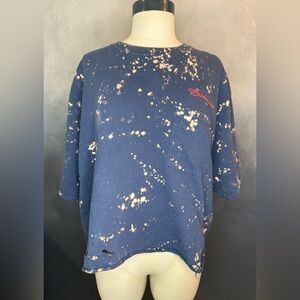 Bleach-Dyed Budweiser Pocket Tee – Port & Company Essential Tee XLT